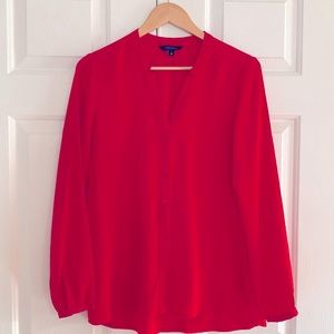 Tommy Hilfiger red blouse size M-new
